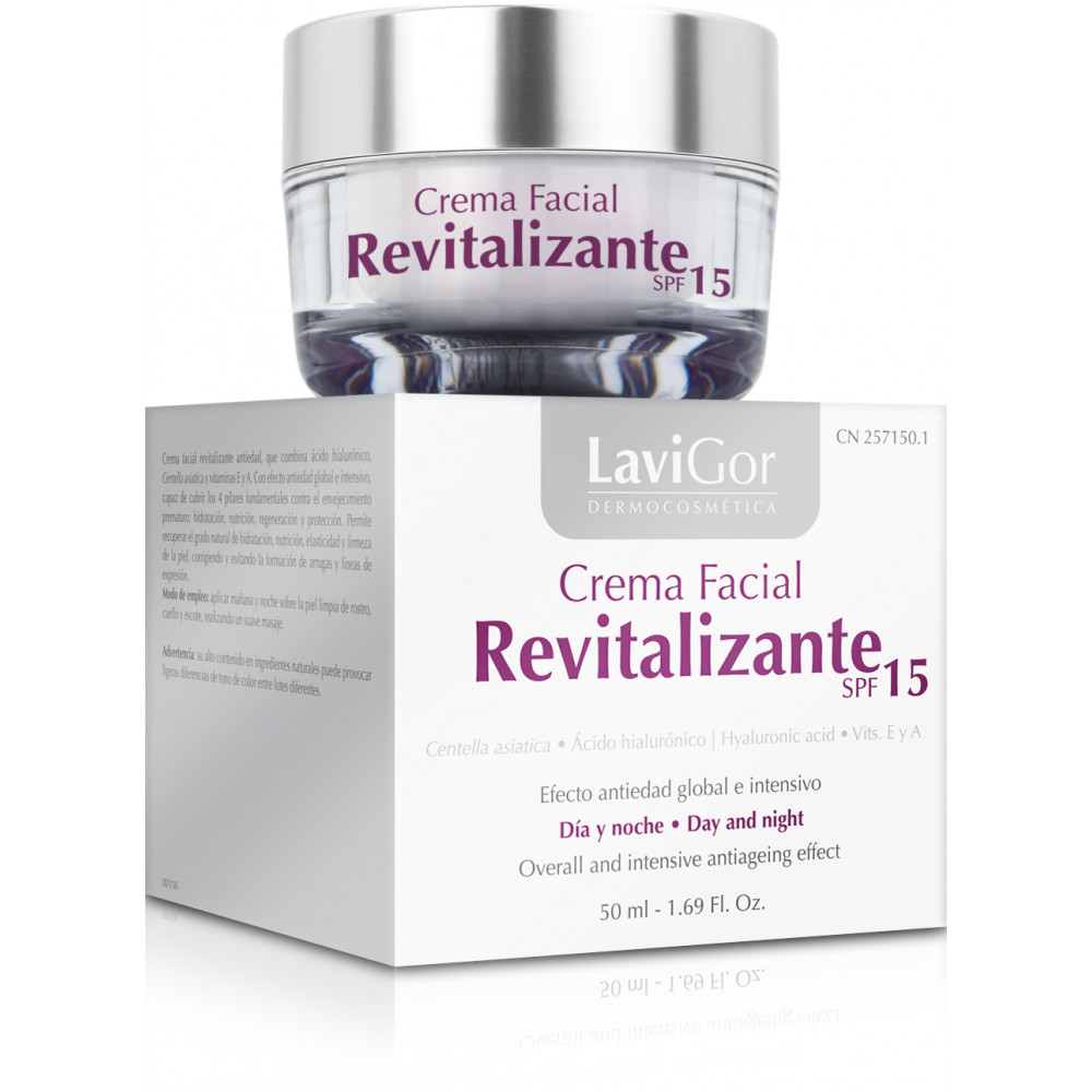 CREMA FACIAL REVITALIZANTE 15 FPS ESSENTIAL 50 ML LAVIGOR - Coliseum