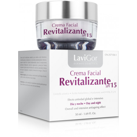 CREMA FACIAL REVITALIZANTE 15 FPS ESSENTIAL 50 ML LAVIGOR - Coliseum