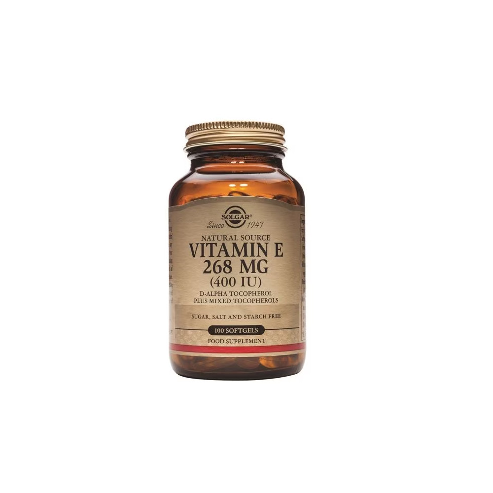 Comprar online VITAMINA E 400 IU 268 MG 100 CAP SOLGAR - Coliseum