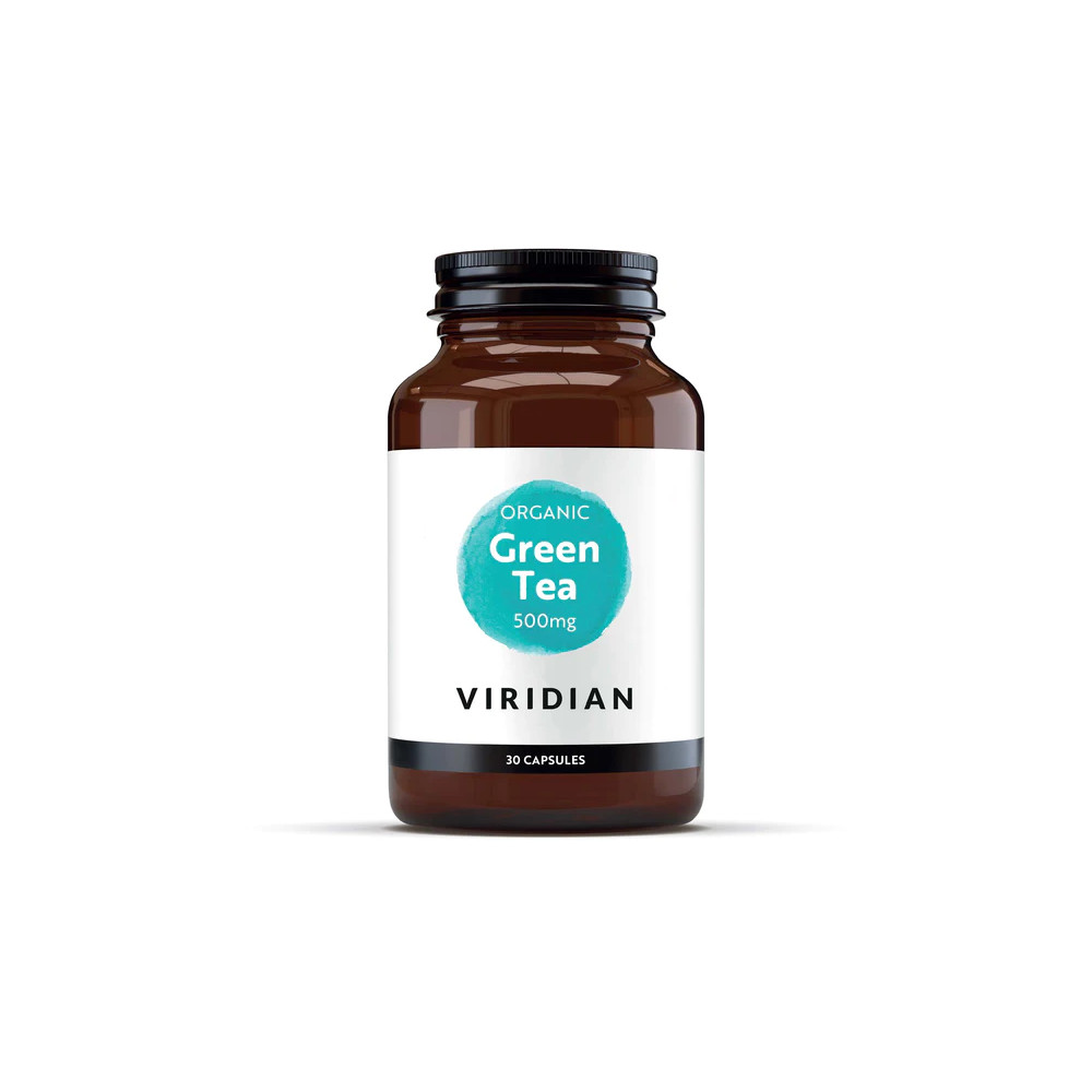 Comprar TE VERDE ORGANICO 500MG 30 CAP VIRIDIAN - Farmacia Coliseum