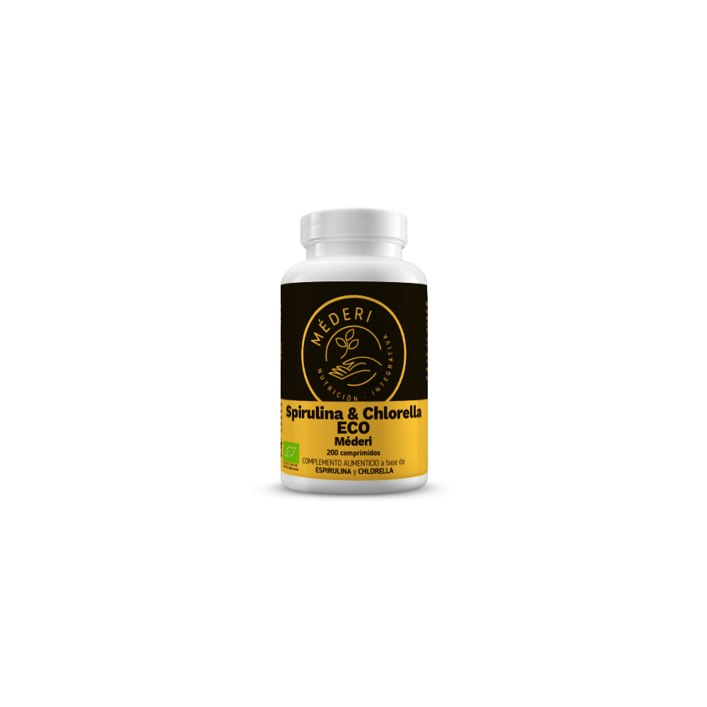 Comprar SPIRULINA CHLORELLA ECO 200 COMP MEDERI  - Farmacia Coliseum