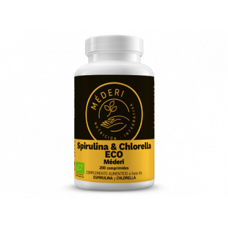 Comprar SPIRULINA CHLORELLA ECO 200 COMP MEDERI  - Farmacia Coliseum