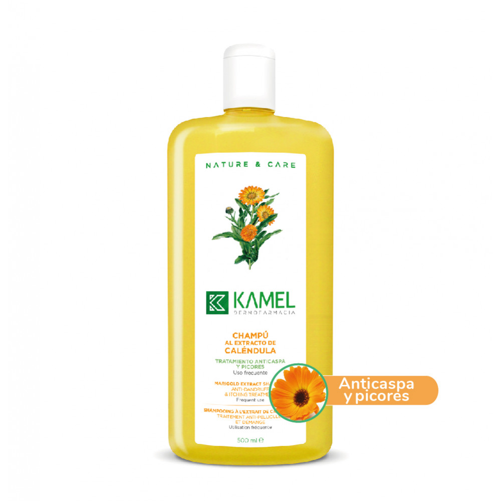 Comprar KAMEL CHAMPU CALENDULA 500 ML online - Farmacia Coliseum