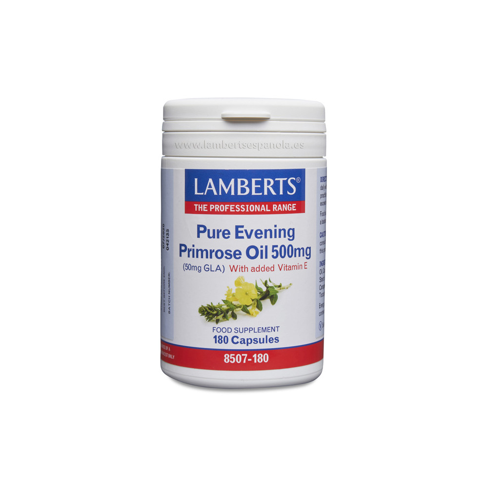 Comprar PRIMULA (EVENING PRIMROSE) 500 MG 180 CAP LAMBERTS online