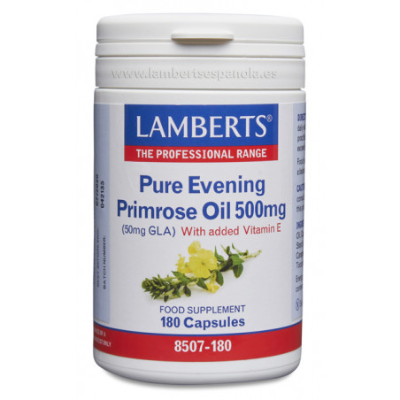 Comprar PRIMULA (EVENING PRIMROSE) 500 MG 180 CAP LAMBERTS online