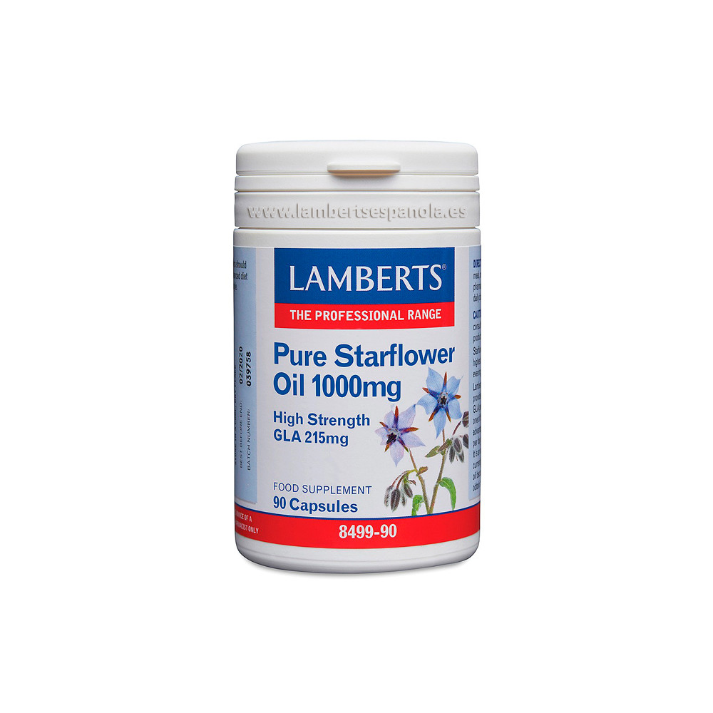 Comprar BORRAJA ACEITE (STARFLOWER) 1000 MG 90 CAP LAMBERTS online