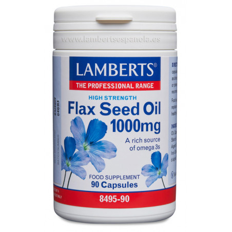 Comprar LINO SEMILLA ACEITE (FLAX SEED OIL) 1000 MG 90 CAP LAMBERTS