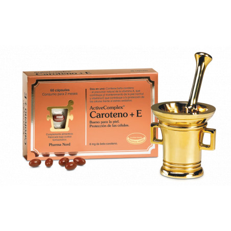 Comprar CAROTENO E 60 CAPS ACTIVECOMPLEX PHARMA NORD - Coliseum