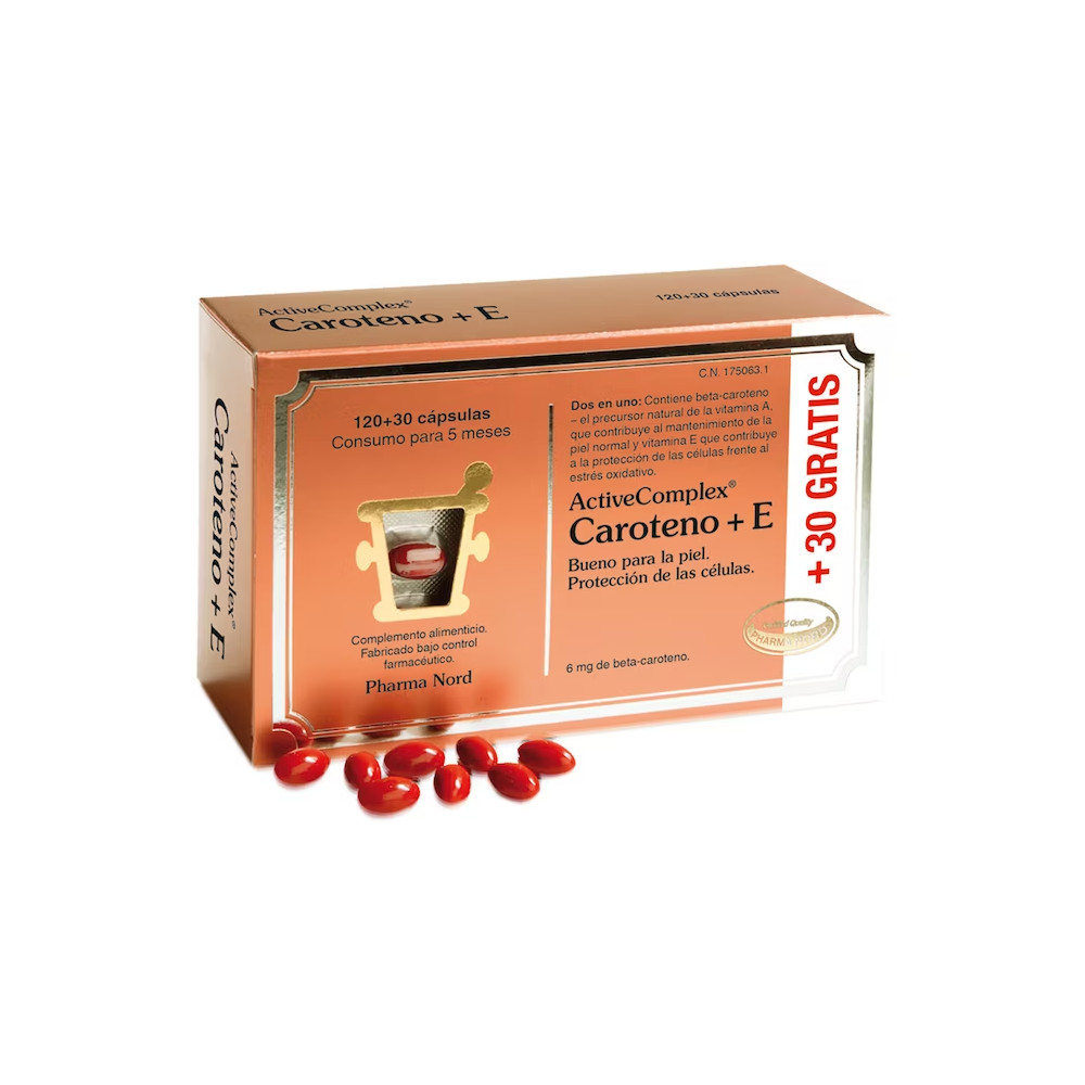 Comprar ACTIVECOMPLEX CAROTENO E 150 CAPSULAS - Farmacia Coliseum