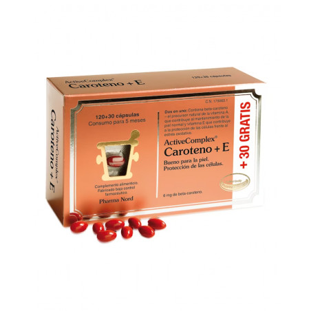 Comprar ACTIVECOMPLEX CAROTENO E 150 CAPSULAS - Farmacia Coliseum