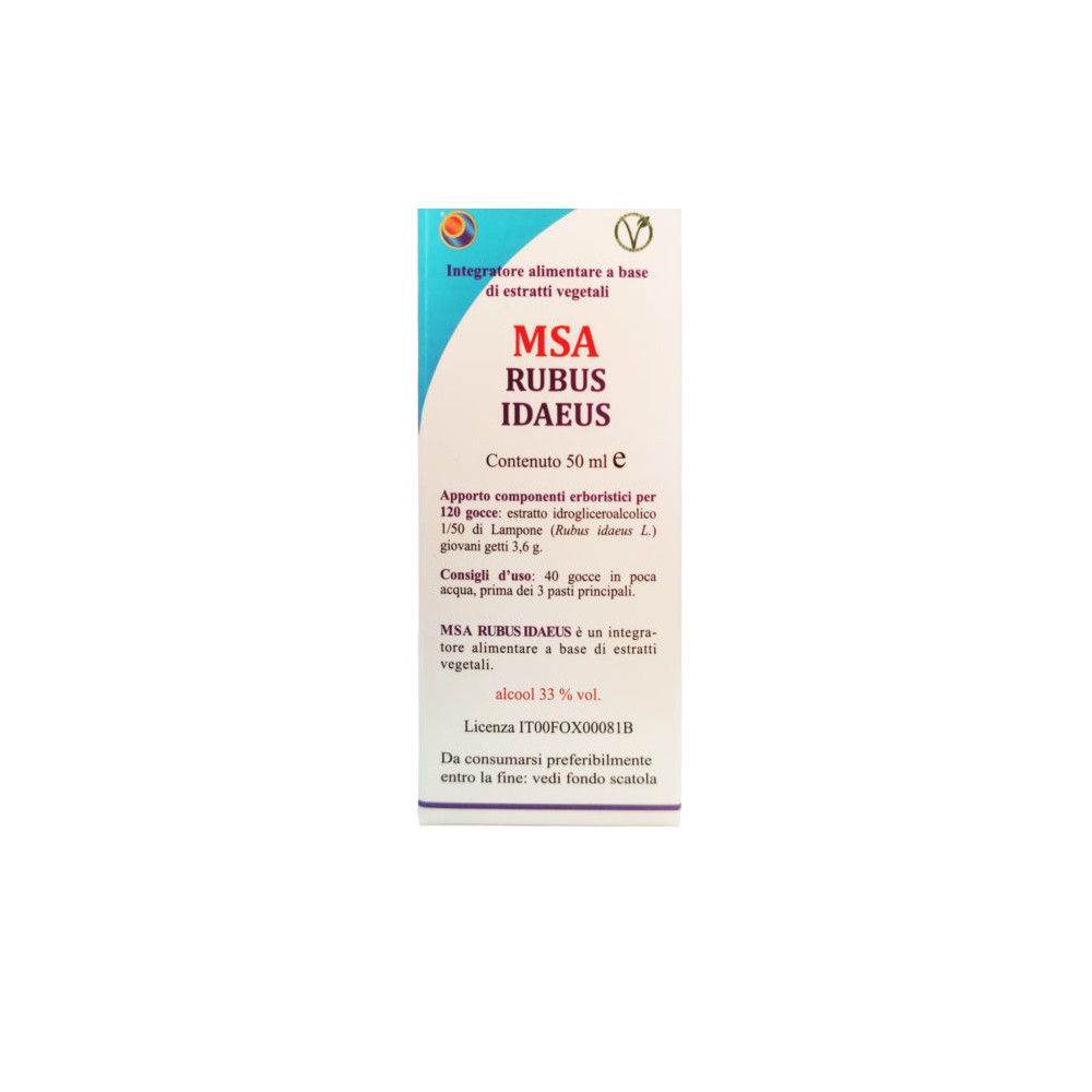 RUBUS IDAEUS BROTES JOVENES MSA FRAMBUESO 50 ML HERBOPLANET - Coliseum