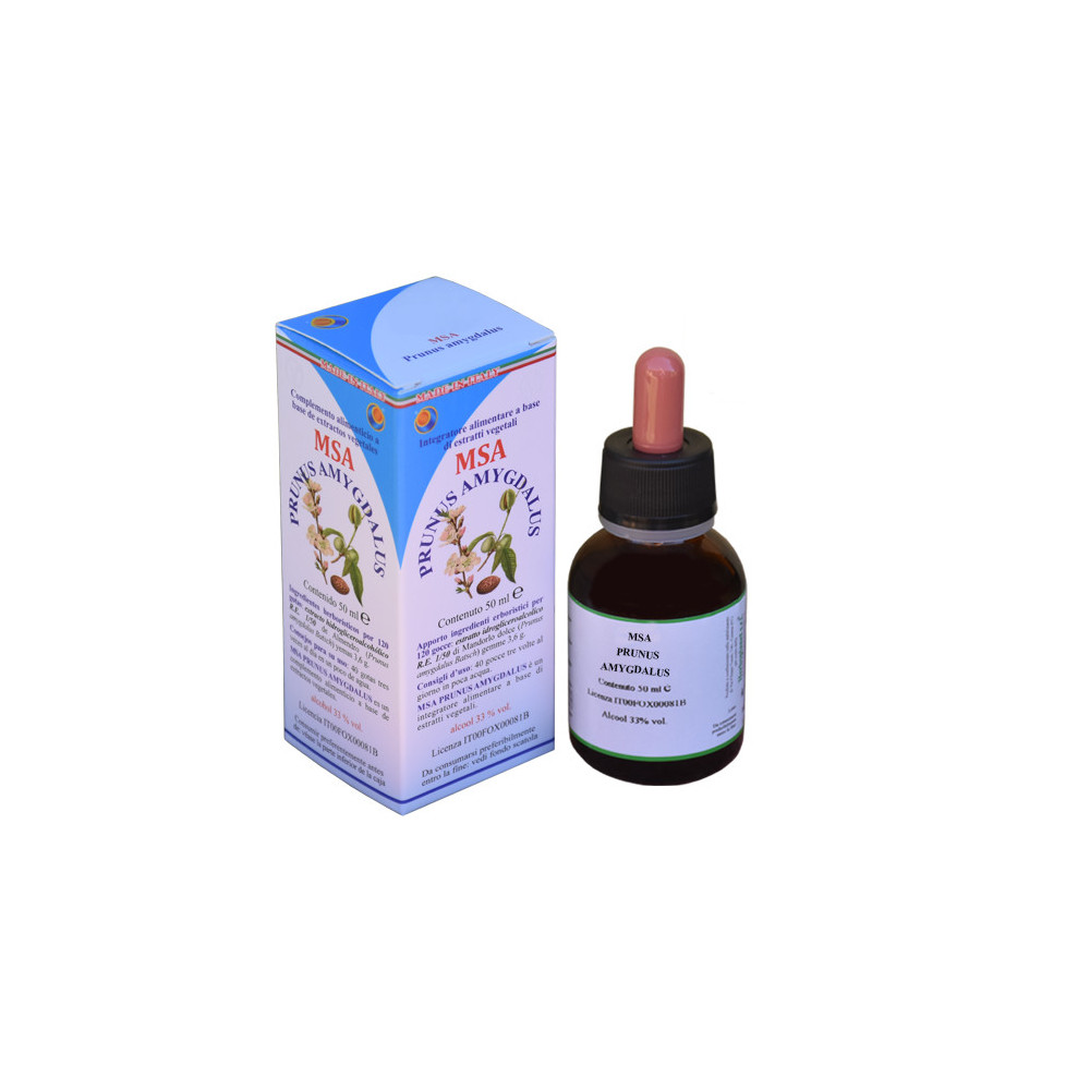 PRUNUS AMYGDALUS YEMAS MSA ALMENDRO 50 ML HERBOPLANET - Coliseum