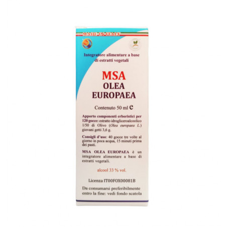 Comprar OLEA EUROPAEA BROTES JOVENES MSA 50ML HERBOPLANET - Coliseum