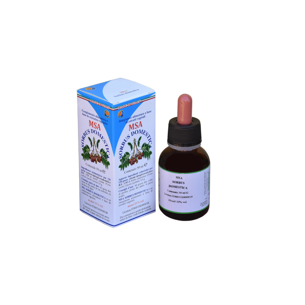 SORBUS DOMESTICA YEMAS MSA SEBAL COMUN 50 ML HERBOPLANET - Coliseum