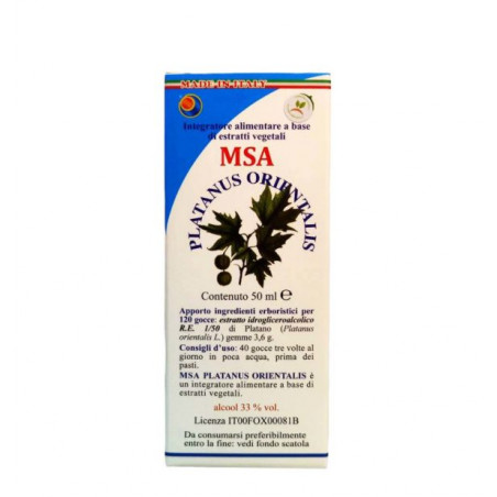 Comprar PLATANUS ORIENTALIS YEMAS MSA 50 ML HERBOPLANET - Coliseum