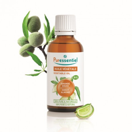 ACEITE VEGETAL ALMENDRAS DULCES 50 ML BIO PURESSENTIEL - Coliseum