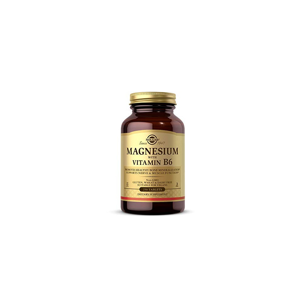 Comprar MAGNESIO B6 250 COMP SOLGAR online - Farmacia Coliseum