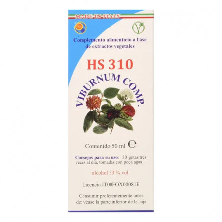 Comprar VIBURNUM COMP HS 310 50 CC HERBOPLANET - Farmacia Coliseum