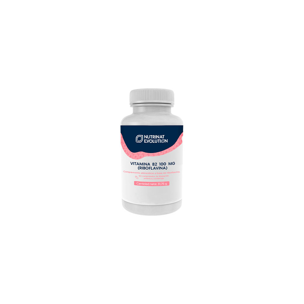 VITAMINA B2 100MG (RIBOFLAVINA) 60 COMP NUTRINAT EVOLUTION - Coliseum
