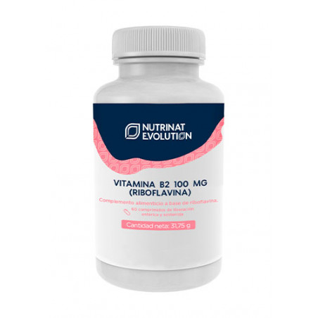 VITAMINA B2 100MG (RIBOFLAVINA) 60 COMP NUTRINAT EVOLUTION - Coliseum