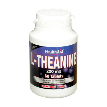 Comprar online L-TEANINA 200MG 60 COMP HEALTH AID - Farmacia Coliseum