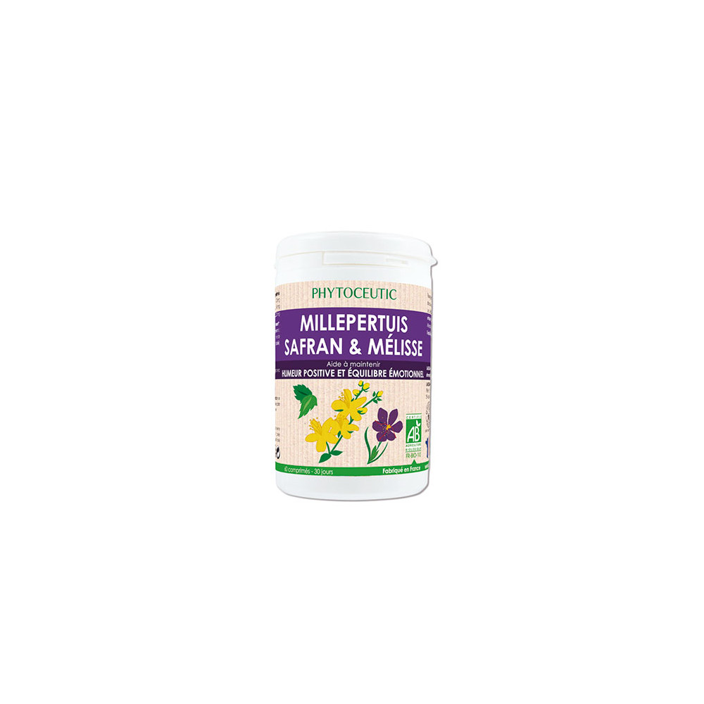 COMPLEJO HIPERICO, AZAFRAN, MELISA BIO 60 COMP PHYTOCEUTIC - Coliseum