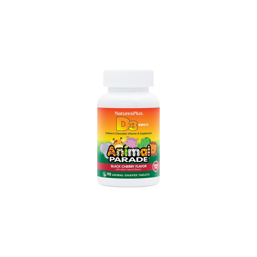 Comprar ANIMAL PARADE VITAMINA D3 500 UI 90 COMP MASTIC NATURES PLUS