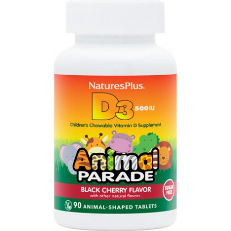 Comprar ANIMAL PARADE VITAMINA D3 500 UI 90 COMP MASTIC NATURES PLUS