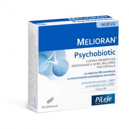 Comprar MELIORAN PSYCHOBIOTIC 30 CAPSULAS PILEJE online - Coliseum
