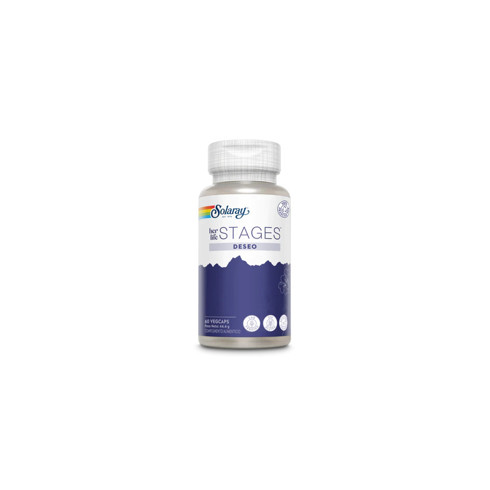 Comprar online DESEO STAGES 60 VEGCAPS SOLARAY - Farmacia Coliseum