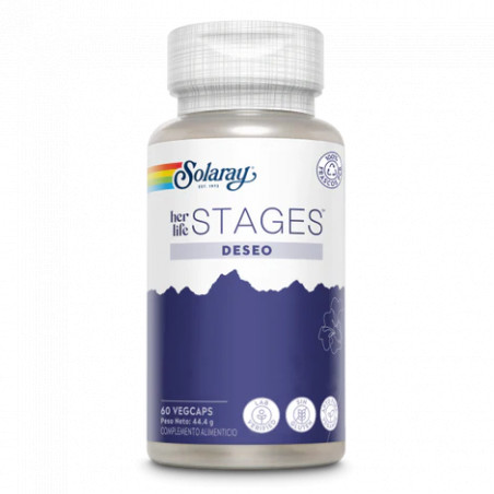 Comprar online DESEO STAGES 60 VEGCAPS SOLARAY - Farmacia Coliseum