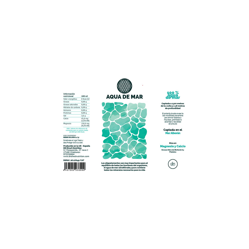 Comprar online AGUA DE MAR 2 L DIRECT NUTRITION - Farmacia Coliseum