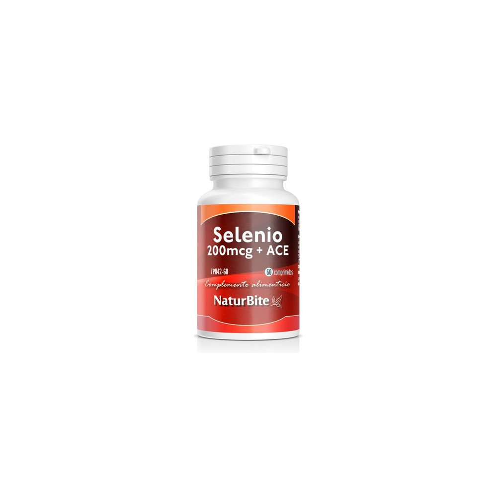 Comprar SELENIO 200 MCG + ACE 60 COMP NATURBITE - Farmacia Coliseum
