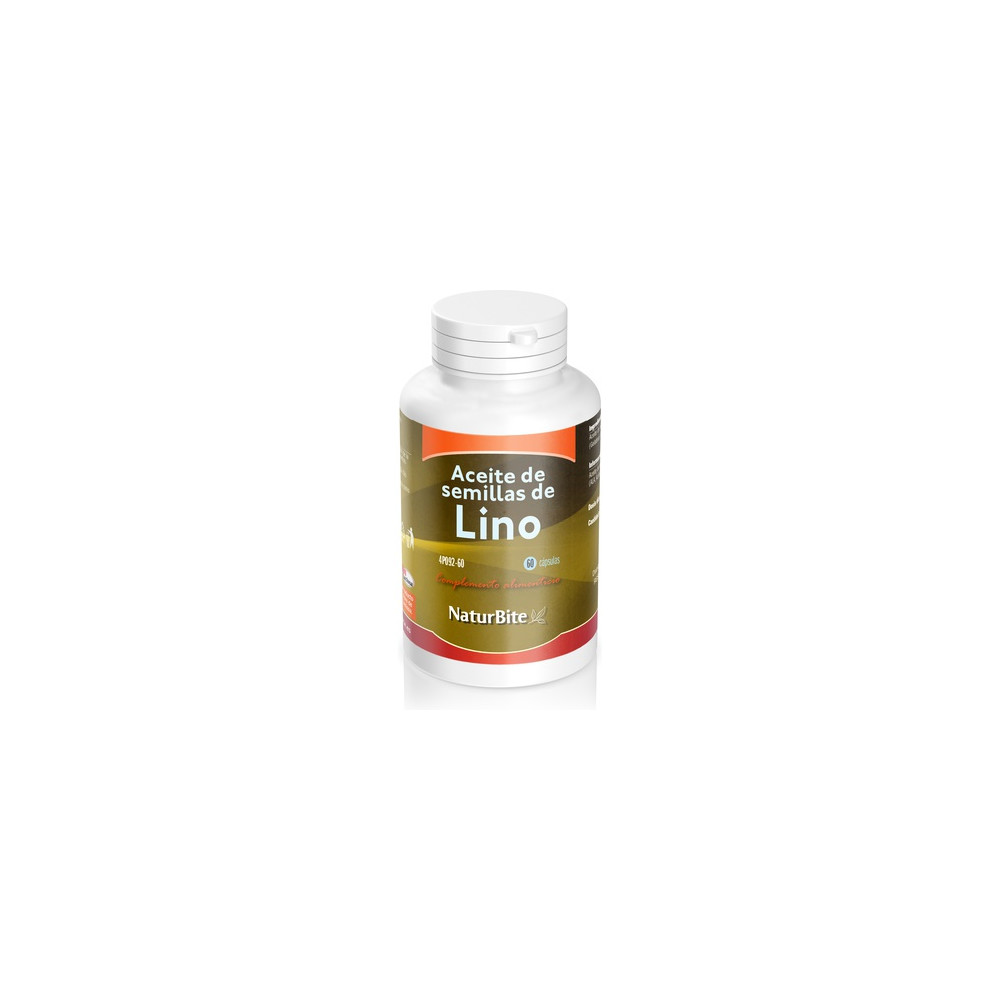 Comprar LINO ACEITE SEMILLAS 1000 MG 60 PERLAS NATURBITE - Coliseum