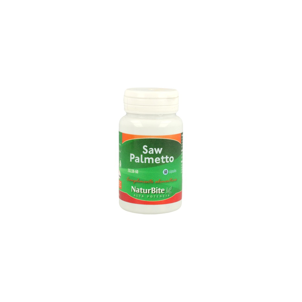 Comprar online SAW PALMETTO 60 CAP NATURBITE - Farmacia Coliseum