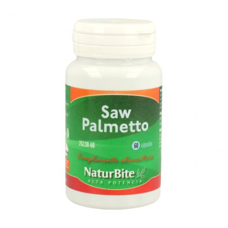 Comprar online SAW PALMETTO 60 CAP NATURBITE - Farmacia Coliseum