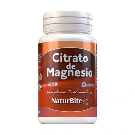 Comprar online MAGNESIO CITRATO 60 COMP NATURBITE - Farmacia Coliseum