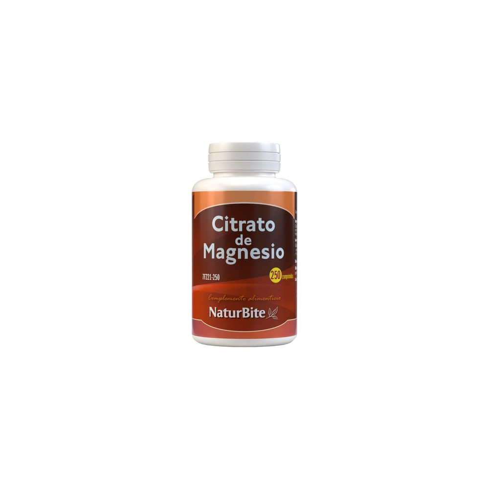 Comprar MAGNESIO CITRATO 250 COMP NATURBITE online - Farmacia Coliseum