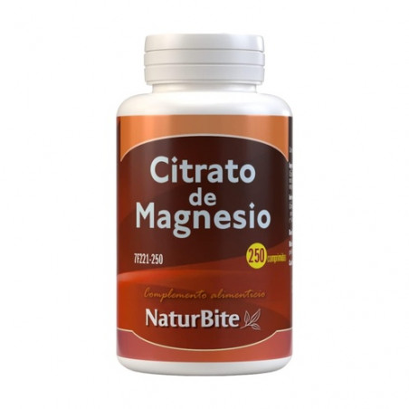 Comprar MAGNESIO CITRATO 250 COMP NATURBITE online - Farmacia Coliseum