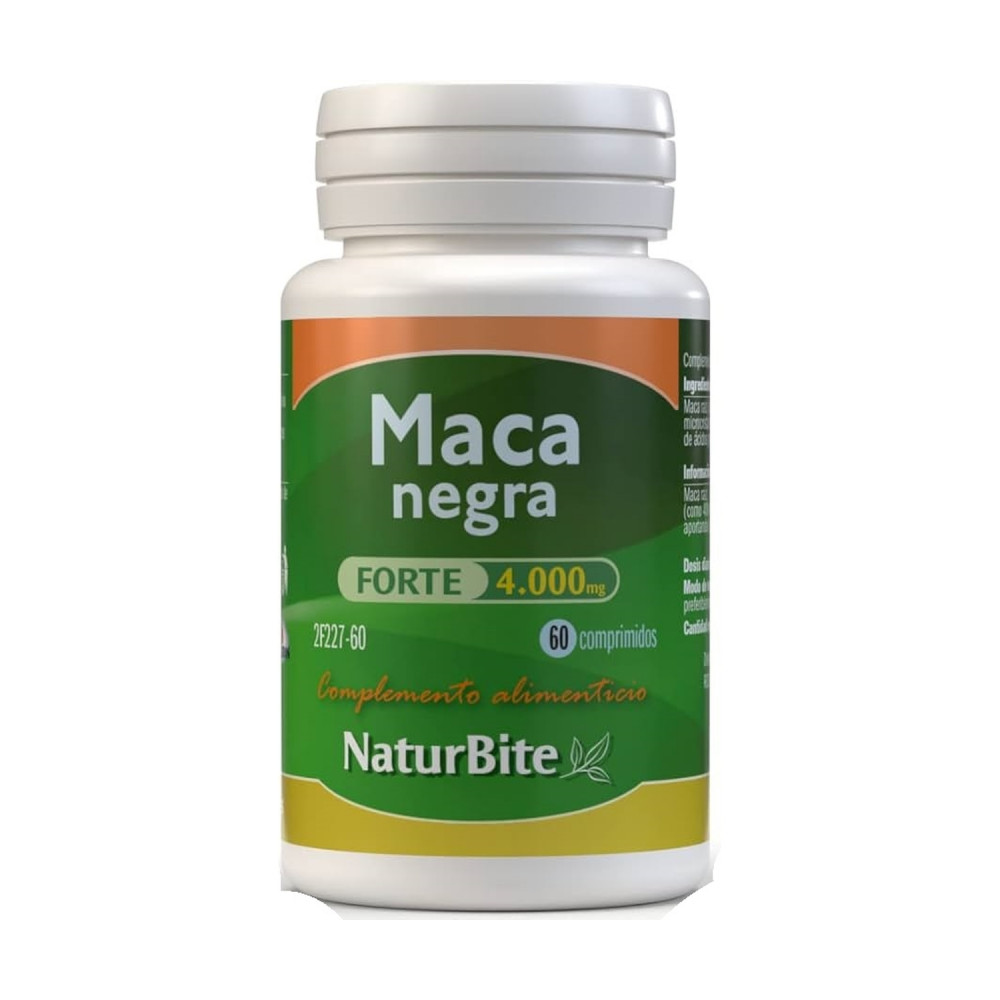 Comprar MACA NEGRA FORTE 60 COMP NATURBITE online - Farmacia Coliseum
