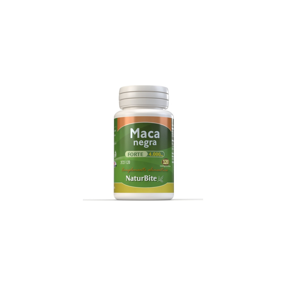 Comprar MACA NEGRA FORTE 120 COMP NATURBITE online - Farmacia Coliseum