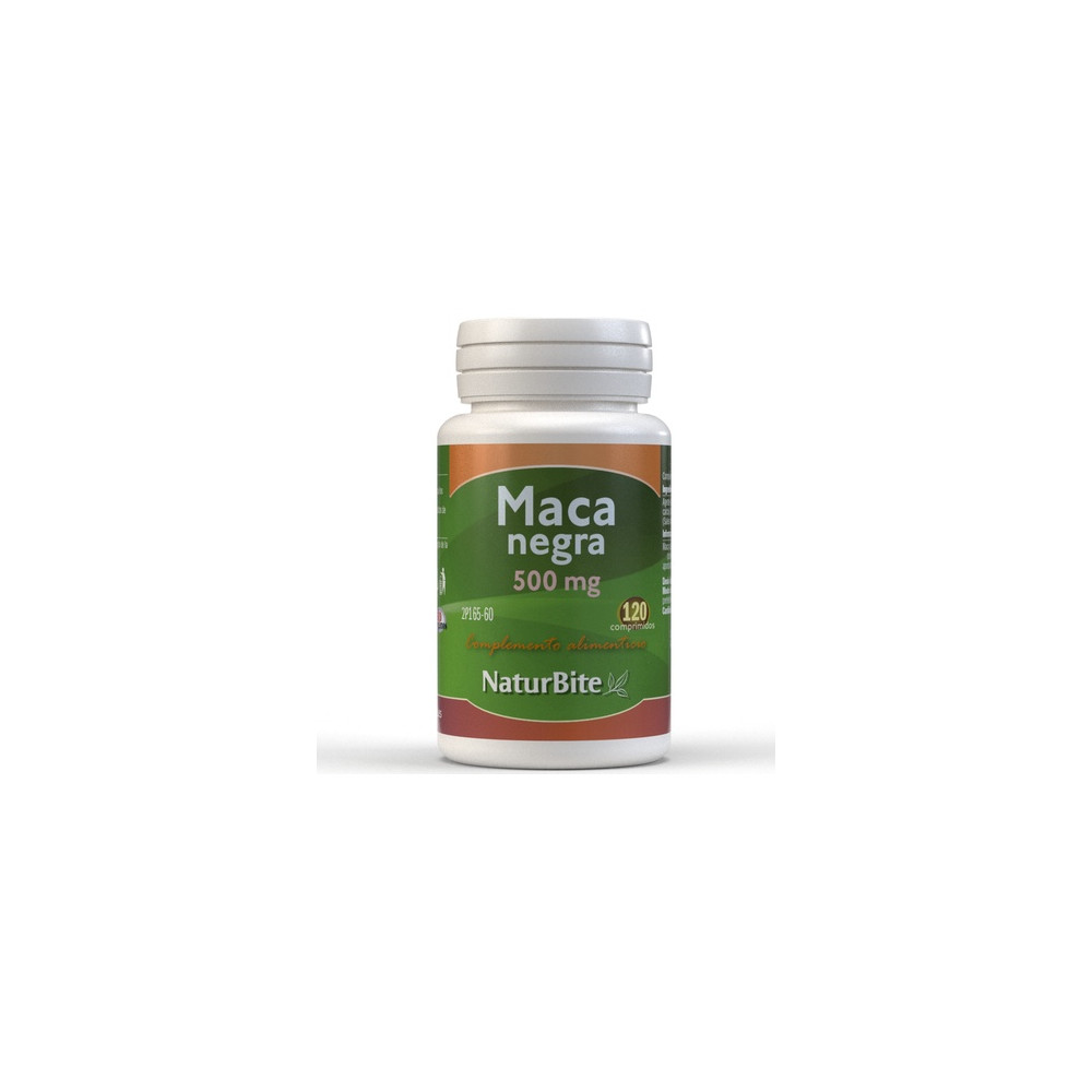 Comprar MACA NEGRA  500 MG 120 COMP NATURBITE online-Farmacia Coliseum