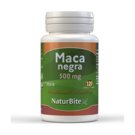 Comprar MACA NEGRA  500 MG 120 COMP NATURBITE online-Farmacia Coliseum