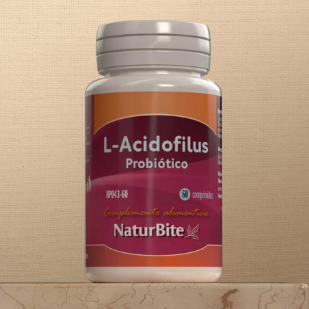 Comprar online L-ACIDOPHILUS 500 MILLONES 60 COMP NATURBITE - Coliseum