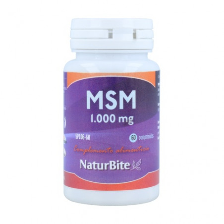 Comprar online MSM 1000 MG 60 COMP NATURBITE - Farmacia Coliseum