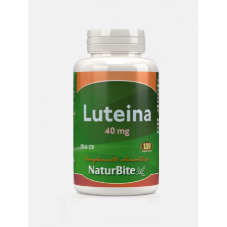 Comprar online LUTEINA 40 MG 120 CAP NATURBITE - Farmacia Coliseum