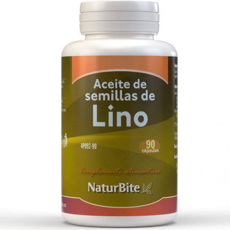 Comprar LINO ACEITE SEMILLAS 1000 MG 90 PERLAS NATURBITE -Coliseum