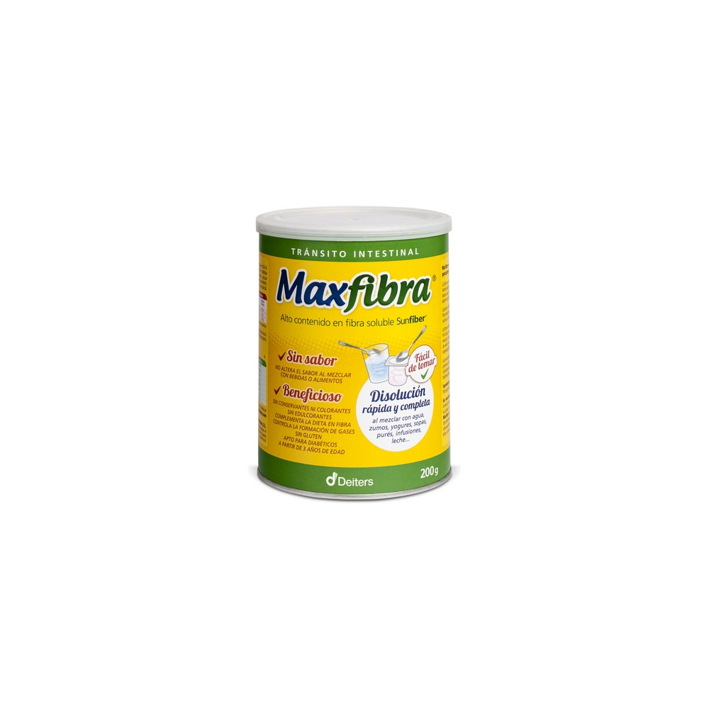 Comprar MAXFIBRA 200 G POLVO DEITERS online - Farmacia Coliseum