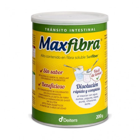 Comprar MAXFIBRA 200 G POLVO DEITERS online - Farmacia Coliseum