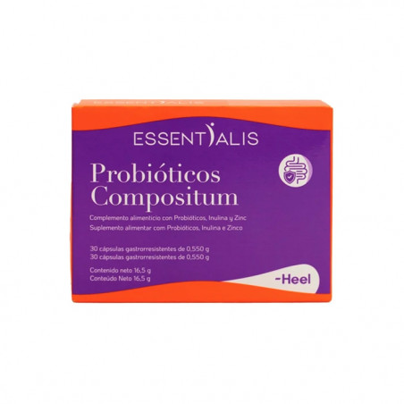 Comprar PROBIÓTICOS COMPOSITUM 30 CAP ESSENTIALIS online - Coliseum